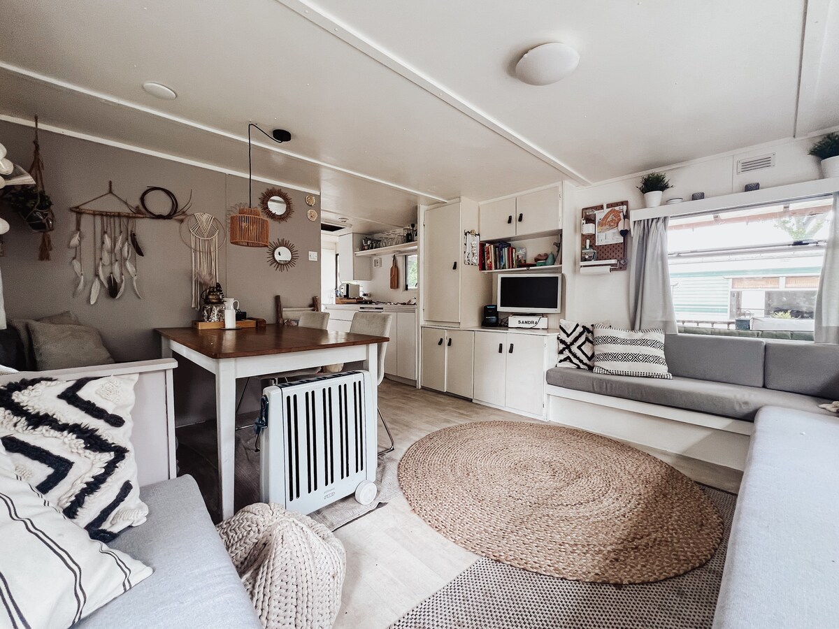 Top Airbnb: Mobile home at campsite Bakkum in Duin En Bosch