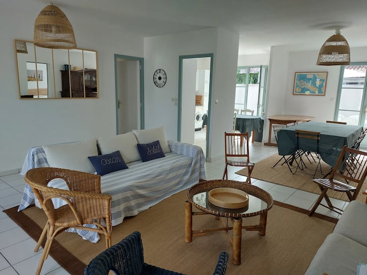 Maison Familiale Avec Jardin 4 Chambres - Saint-Clément-des-Baleines