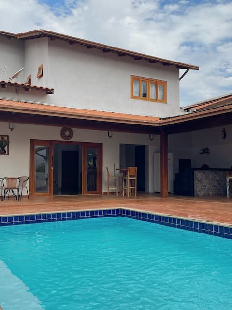 House with pool in a gated community