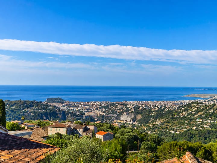 Maison Vue Mer Charme Provençal - Nice