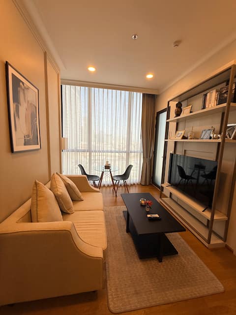 New Luxury 1BR near Platinum mall/siam square