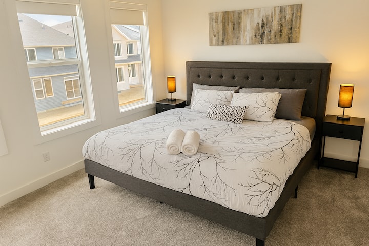 Segundo dormitorio tamaño king con armario.