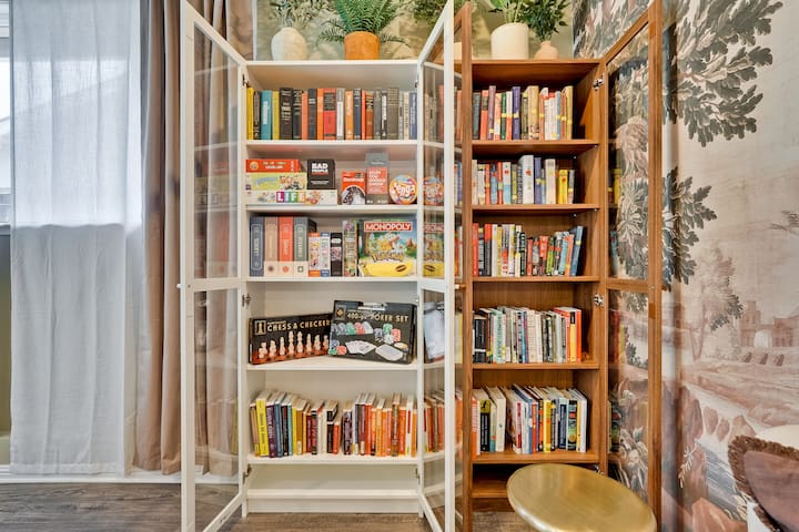 Modern Italian Villa Inspired Home- Library Lounge gallery image 5