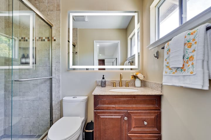 Modern Italian Villa Inspired Home- Library Lounge gallery image 3