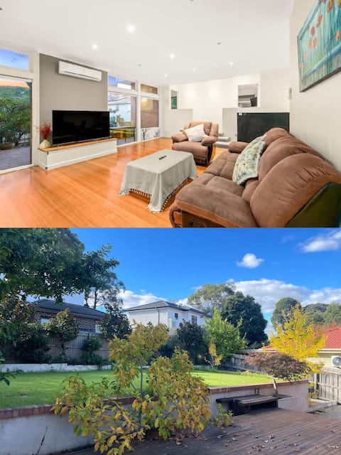 Glen Waverley, Melbourne – 4-Bedroom Garden Villa! 800 meters to the shopping mall and 1.5 kilometer