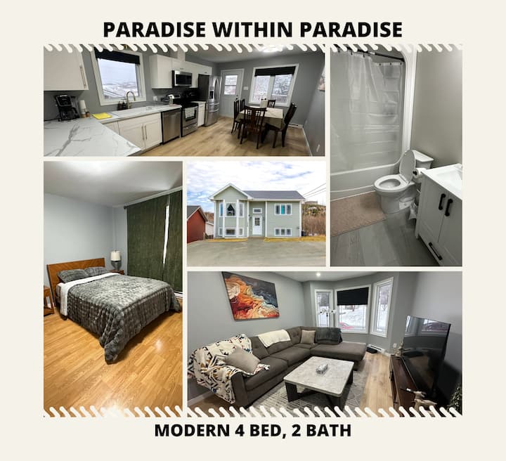 Modern 4BR Furnished Home | WiFi, Washer/Dryer