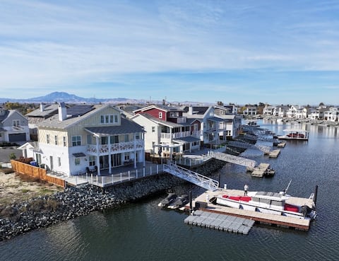 Delta Waterfront | Private Dock, Deck & Superhost