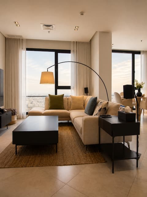SEA View Bliss 1BR Salmiya | Apartment with sea view