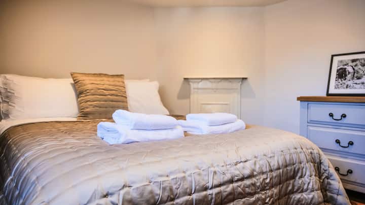 Double bed located on the 2nd floor.