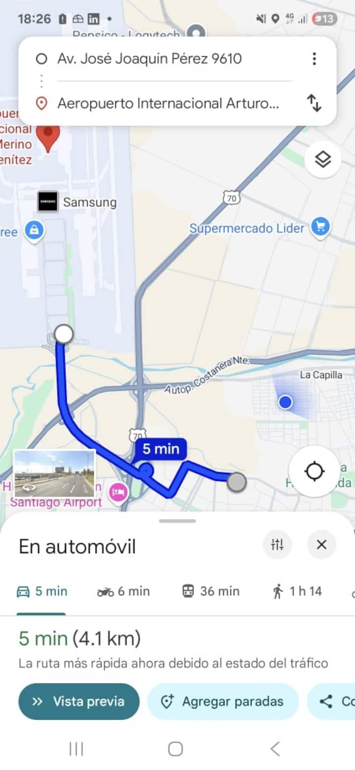 Departamento A 5 Minutos Del Aeropuerto Principal - Santiago Arturo Merino Benítez Airport (SCL)