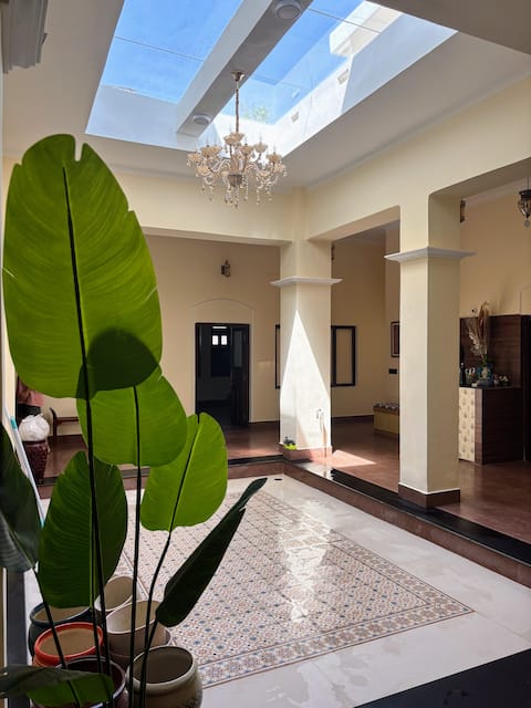 Advaya-entire ground floor with courtyard