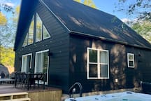 Waterfront Chalet w/ Firepit rental in Evart