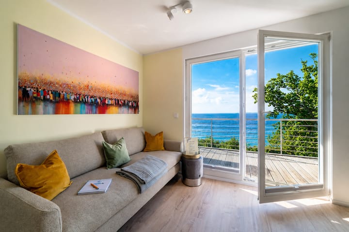 Apt Mehrmeer, Sauna & Fitness & Pool & Meerblick - Sassnitz