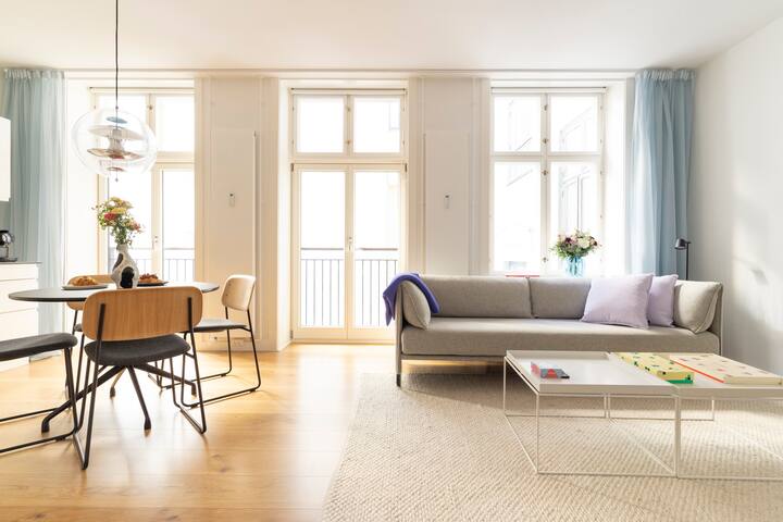 Designer Apartment in Central CPH | Sleeps 6