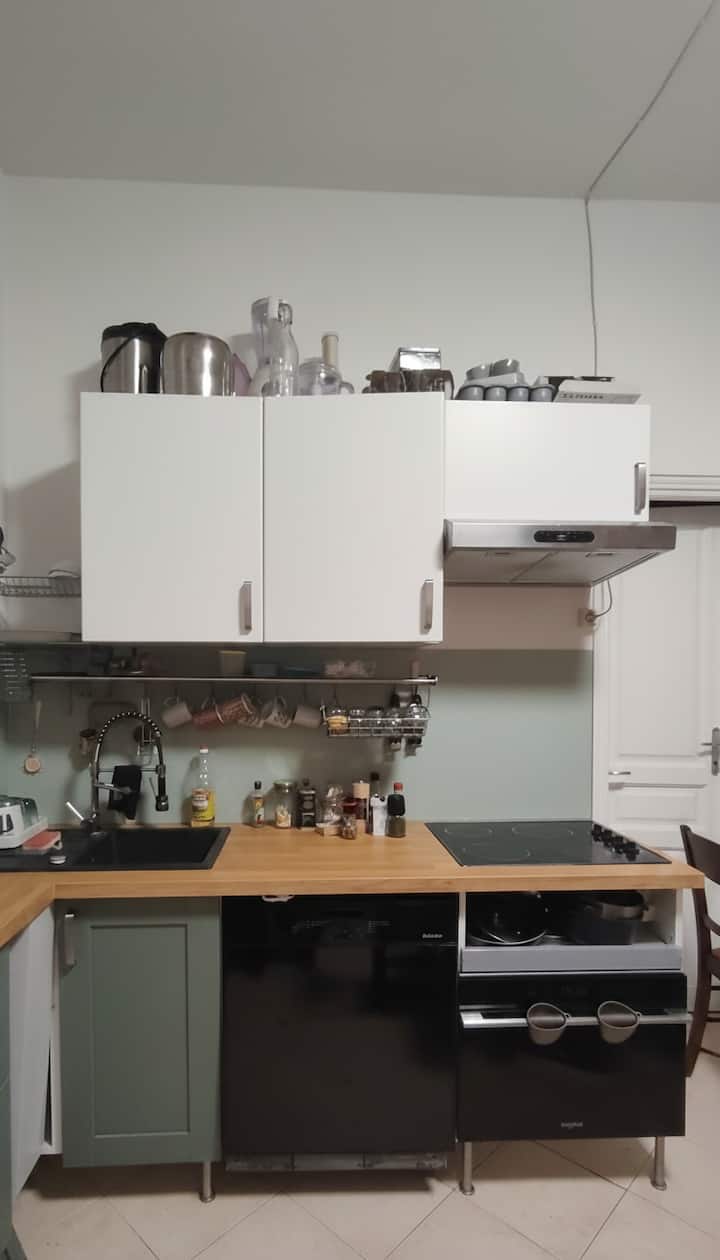 Grande Chambre Dans Le Centre - Sdb Partagée - Niza