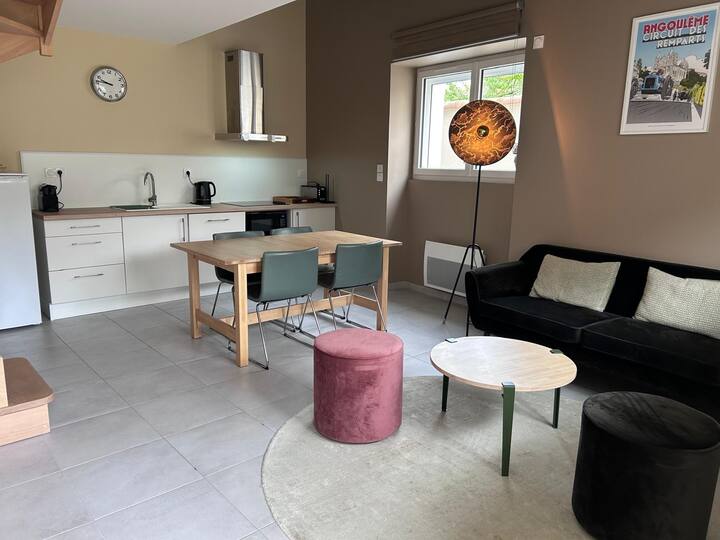2 En 1 : Gîtes Contigus Classés 3* (1 T3+1 Studio) - Angoulême