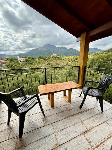The best view of the Uritorco Altos del Monte cabins