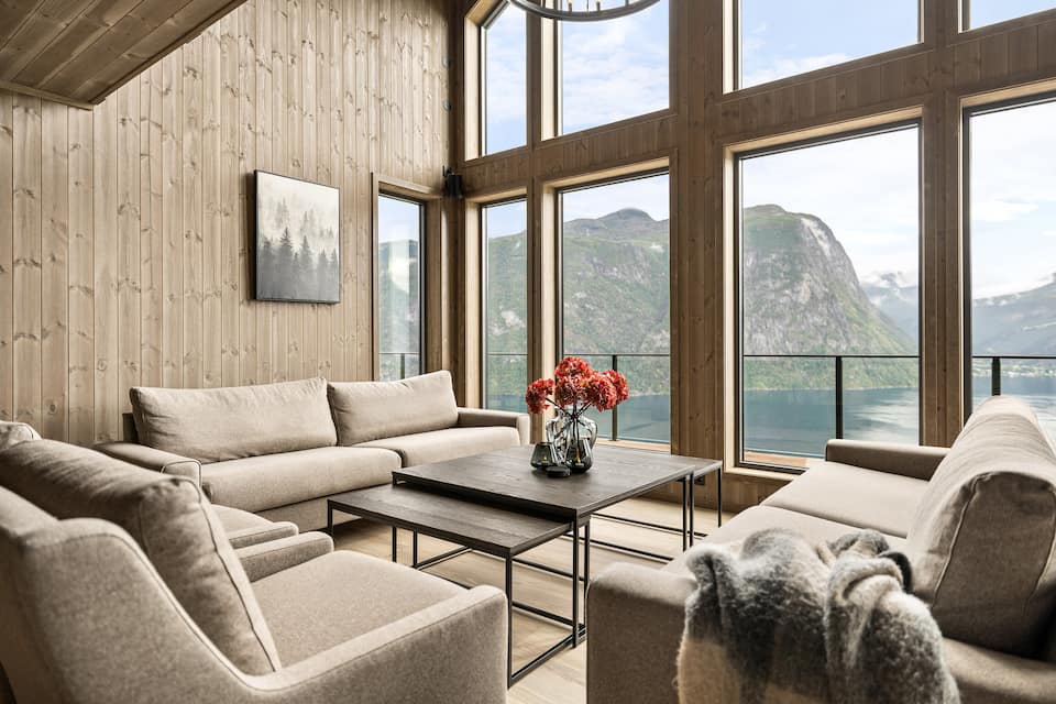 Fjordblikk, a cabin above the Valldal fjord, Valldal, Møre og Romsdal, Norway, photo 6 of 10