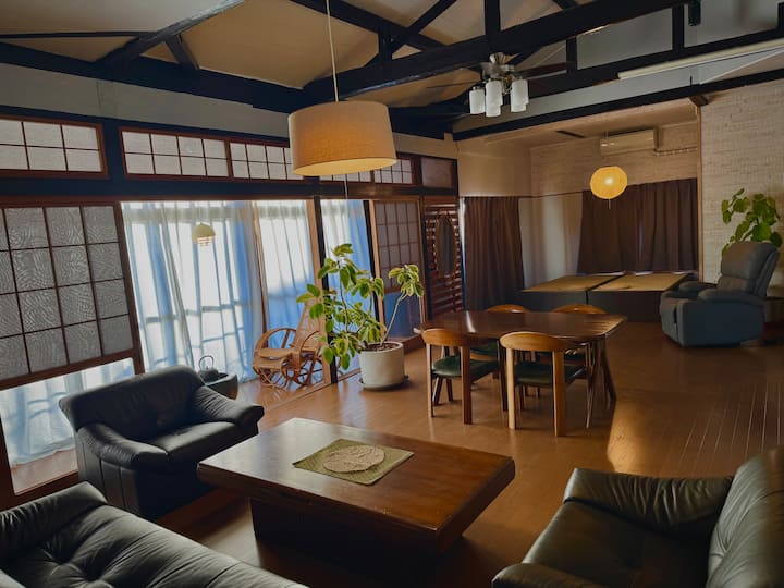 【海も川も徒歩圏内】1日1組貸切古民家/庭付き/愛犬ok/縁側から満点星空/蛍鑑賞/最大7名 - 日南市