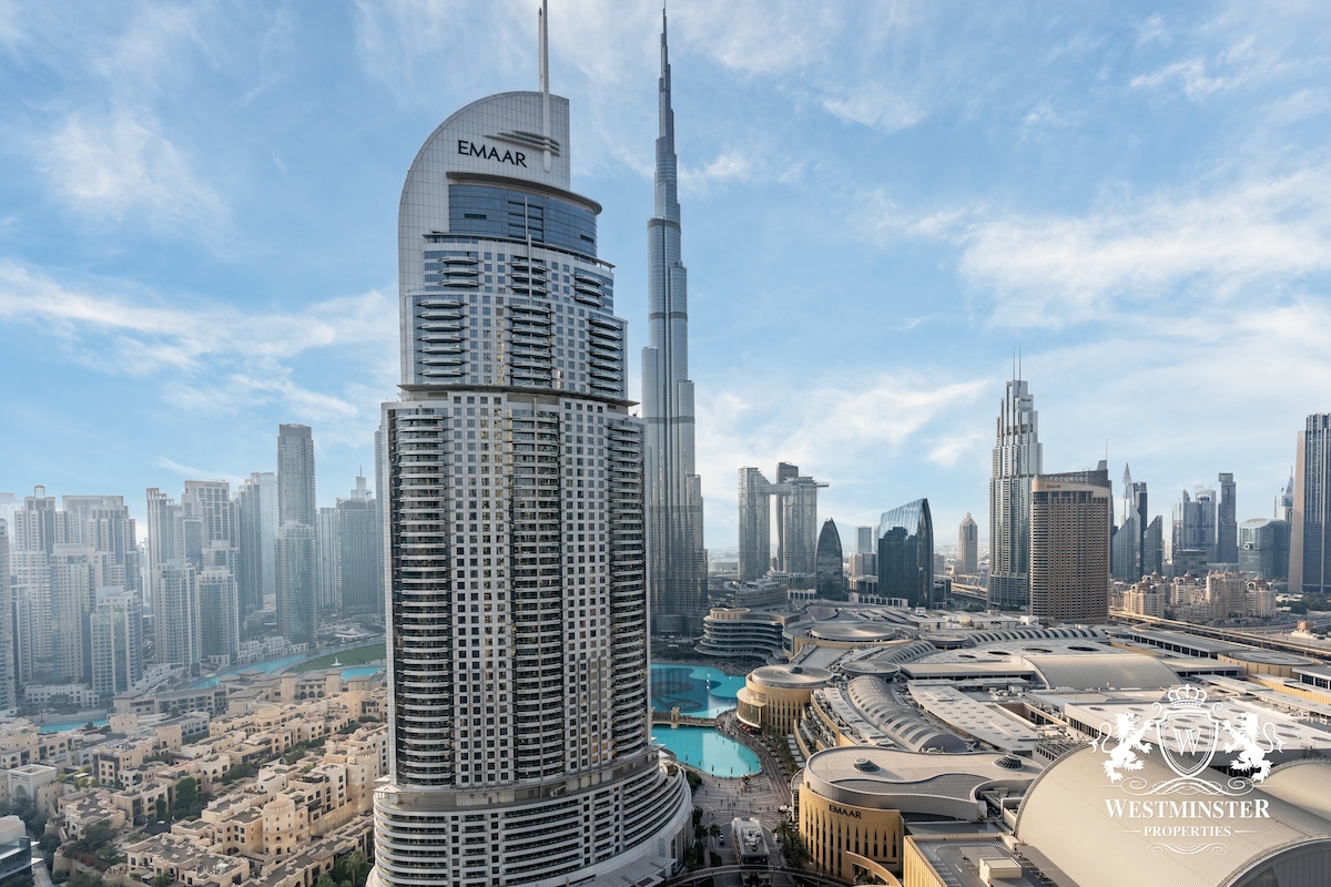 3 Bedroom Furnished Apartment with Full Burj Khalifa View | Boulevard Point 5