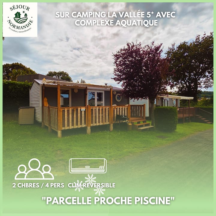 Houlgate Camping 5* - Mhome Cost 2ch/4p Avec Clim - Houlgate