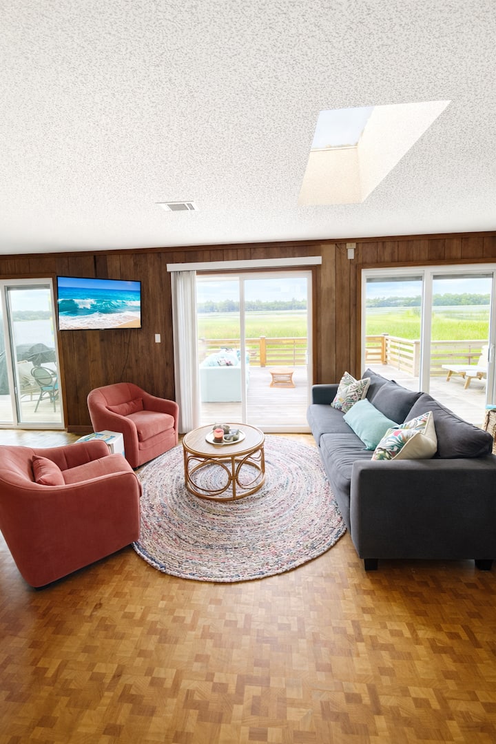 Cherry Grove Marsh View Escape | Pet Friendly - North Myrtle Beach, SC