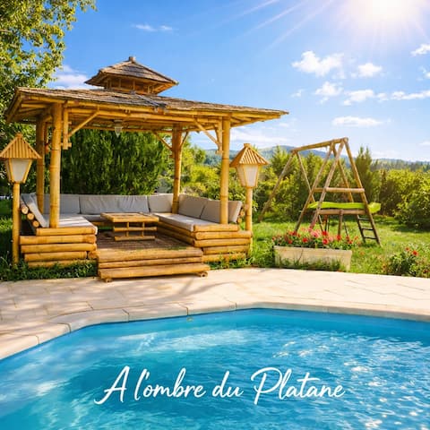 Mas Lubéron heated pool