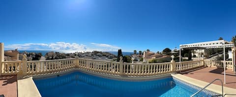 Villa with stunning sea views and private swimming pool