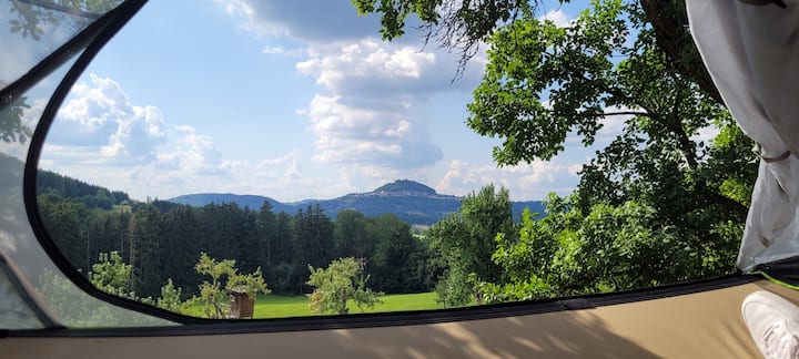Natur Pur Im Baumzelt Mit Wunderschönem Ausblick - Göppingen