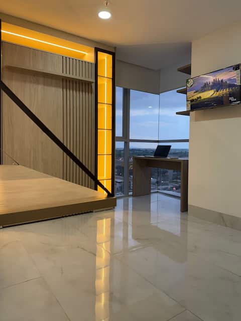 Love sunset cityview + amenidades premium + squash