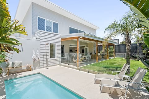 Pool/Sauna/Trampoline+Toys/Walk to beach- Lux Stay