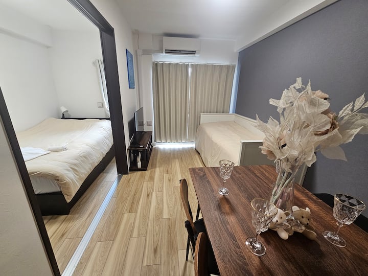 Stunning View!/new Apt/4ppl/2 Beds/710min Subway - Japón