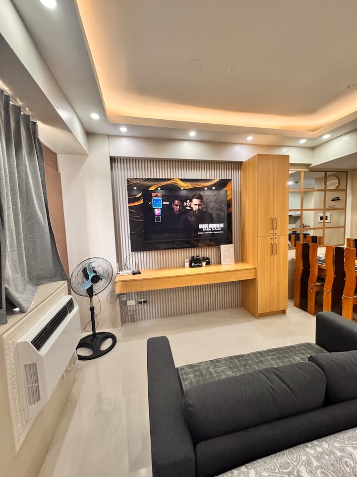 Elegant Studio W/ Balcony @Naia3 W/ Netflix - Ninoy Aquino Airport (MNL)