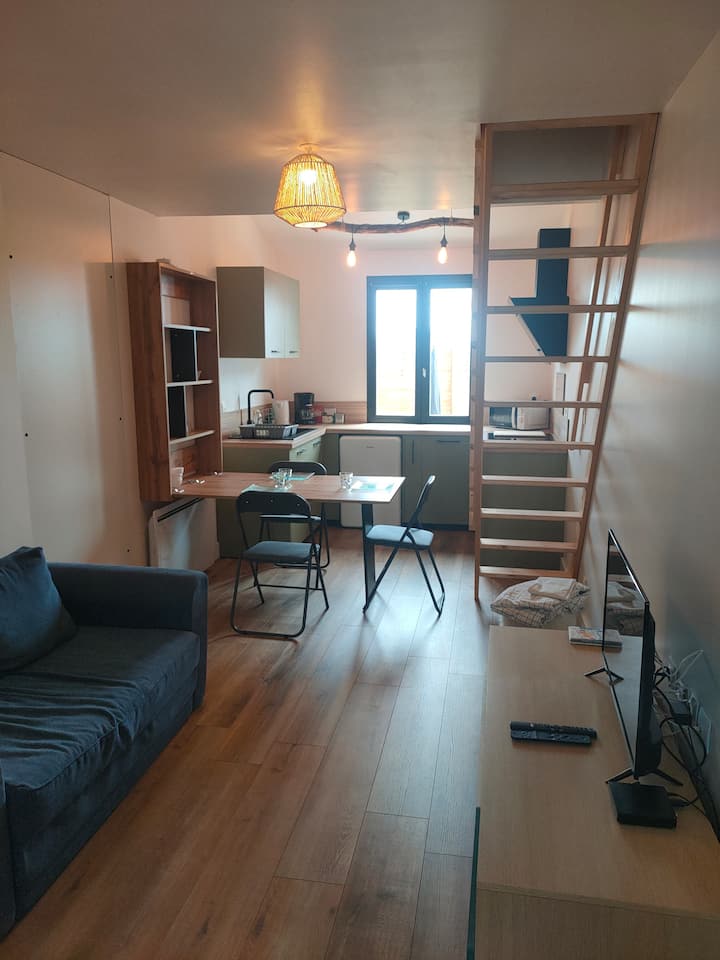 Studio 2024 · Garage Couvert · Centre Granville - 格蘭佛