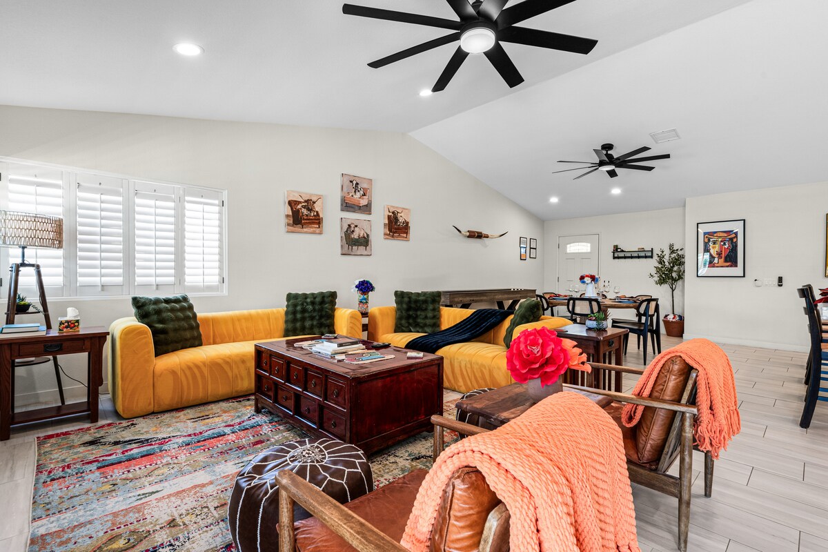 Popular Airbnb listing: Casa De La Reina Spa Heat & Misters Included in Bermuda Dunes