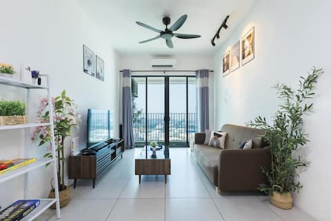 Meritus Suites 3-3BR-2CP-Workstay-Quiet-Wifi-Coway