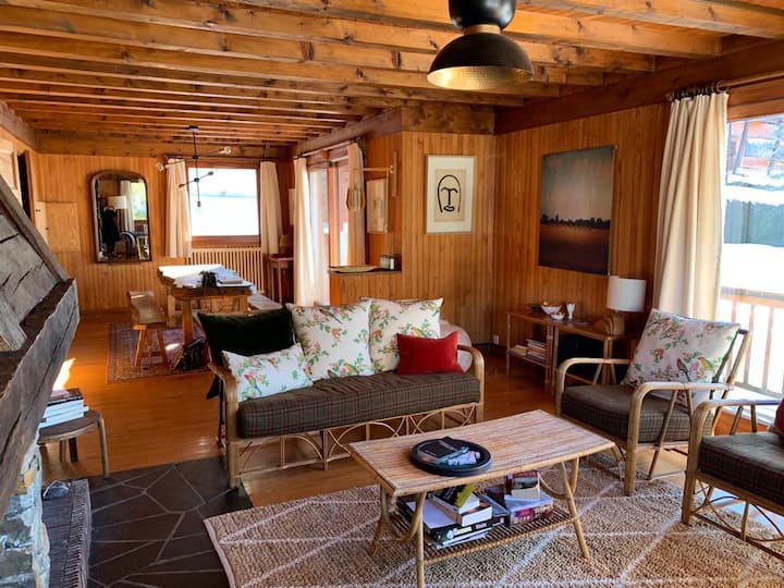 Chalet Savoyard Familial - Ski (Hiver) Vélo (éTé) - Notre-Dame-de-Bellecombe