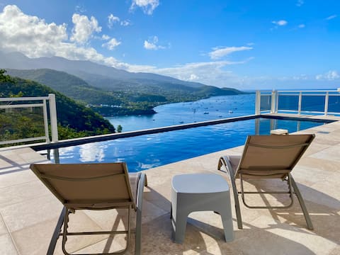 Villa Ozalee 5* – Magical Sea View, Cousteau Nature Reserve