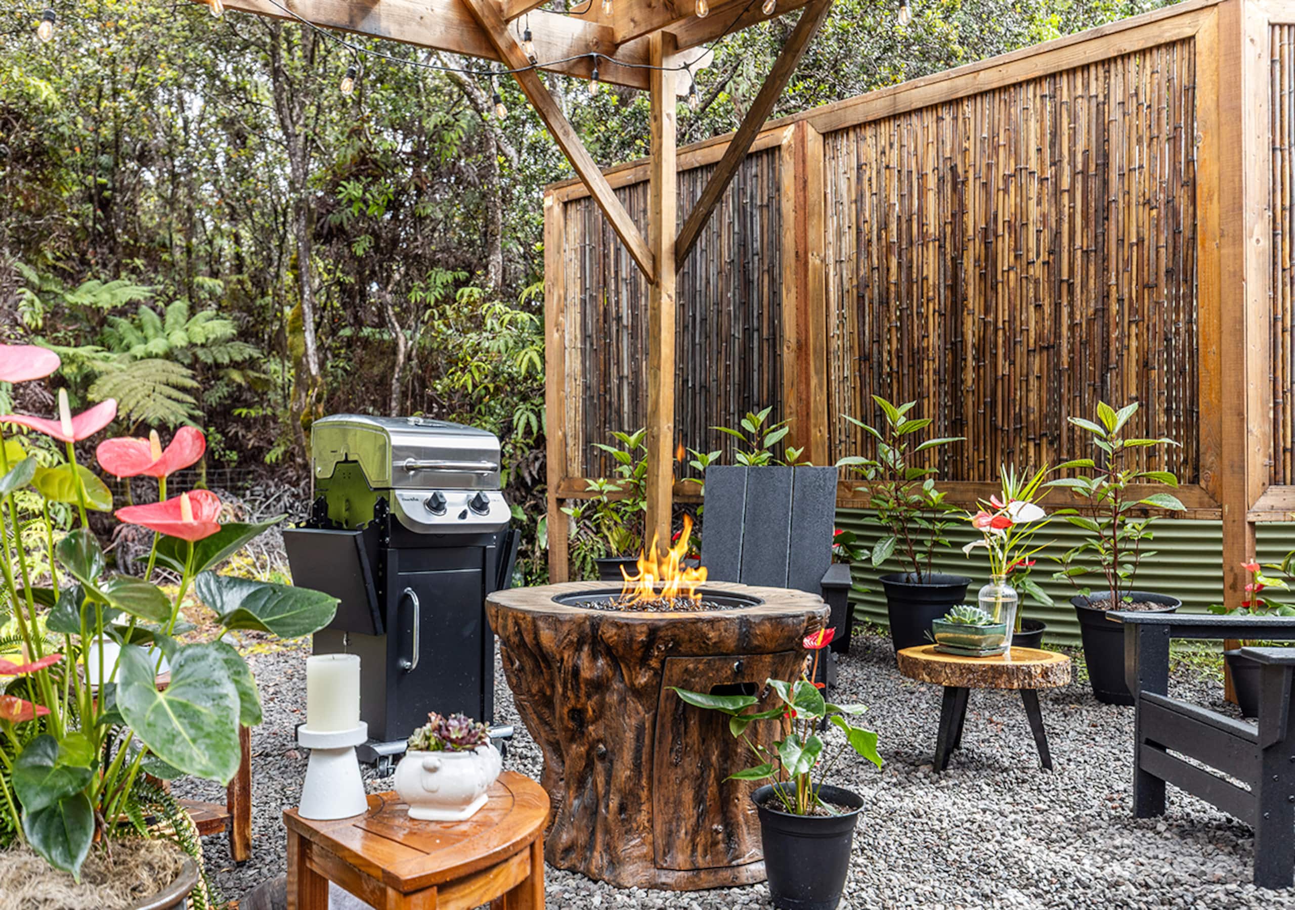 Volcano Teahouse Cottage2-HotTub-FirePlace-FirePit - Photo 46