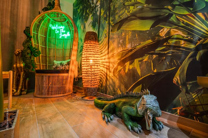 Suite Jungle Avec Spa Privatif - Expérience Unique - Meaux
