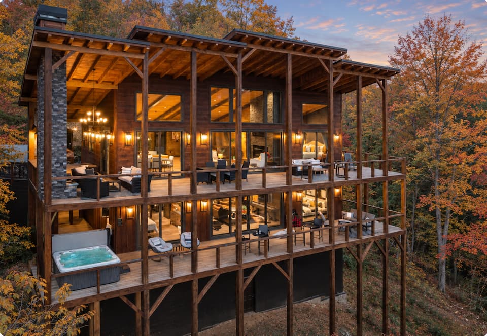 Sippin' on Sunsets, a new cabin above the treetops, Cherry Log, Georgia, United States, photo 7 of 10