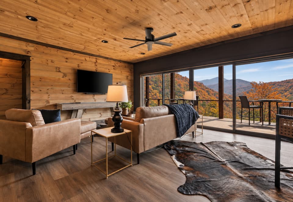 Sippin' on Sunsets, a new cabin above the treetops, Cherry Log, Georgia, United States, photo 3 of 10