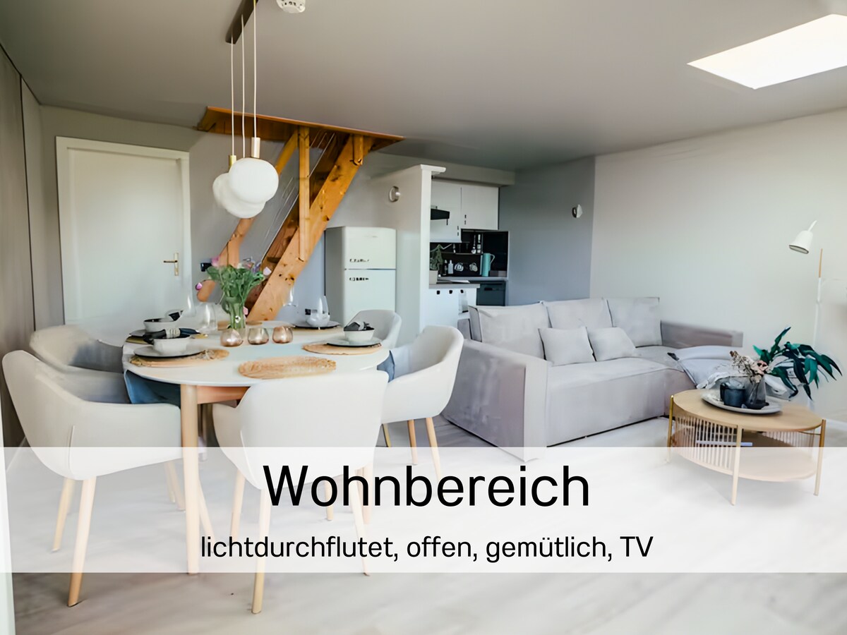 Leistungsstarkes Airbnb: Ap. Seeblick • at beach & sea view • South balcony in Hohenkirchen