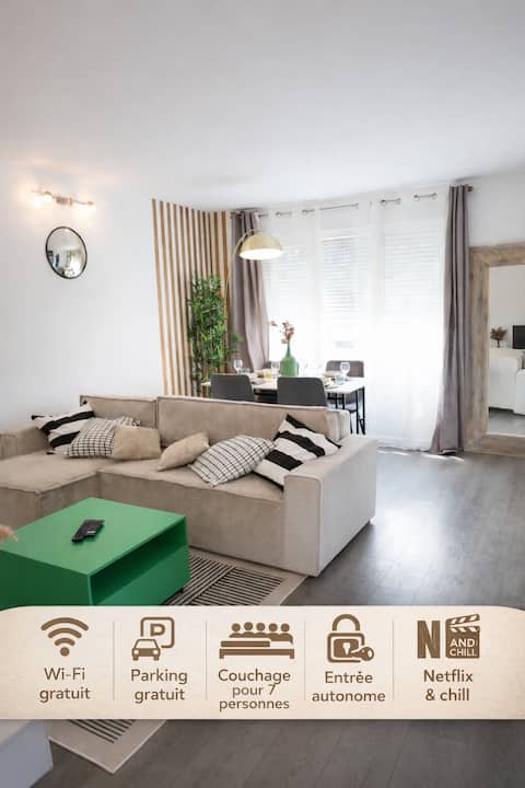 Cosy T3 Near Paris- Fanned-Full equiped