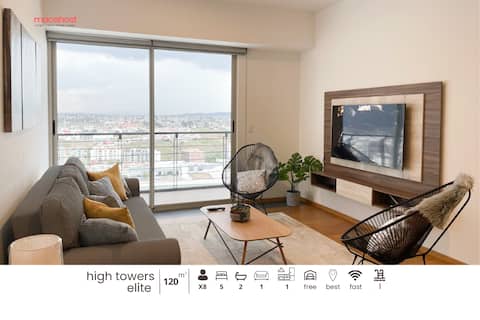 High Towers Élite · Condo with View, Pool & Cinema