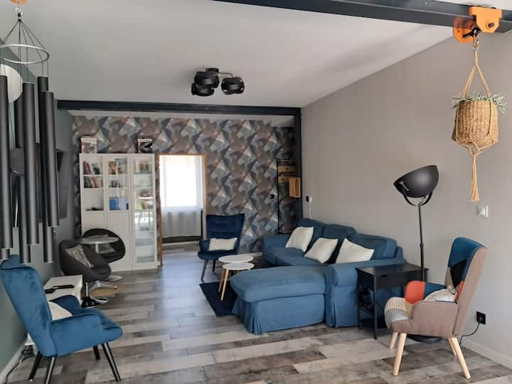 Maison Moderne, 6 Min Du Circuit Bugatti - Le Mans