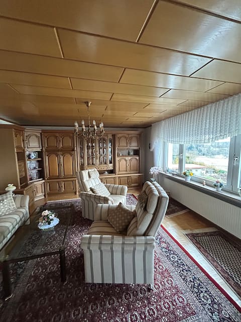 Successful Airbnb property: Pure relaxation pool, sauna & breathtaking panoramic view in Rhein Lahn Kreis