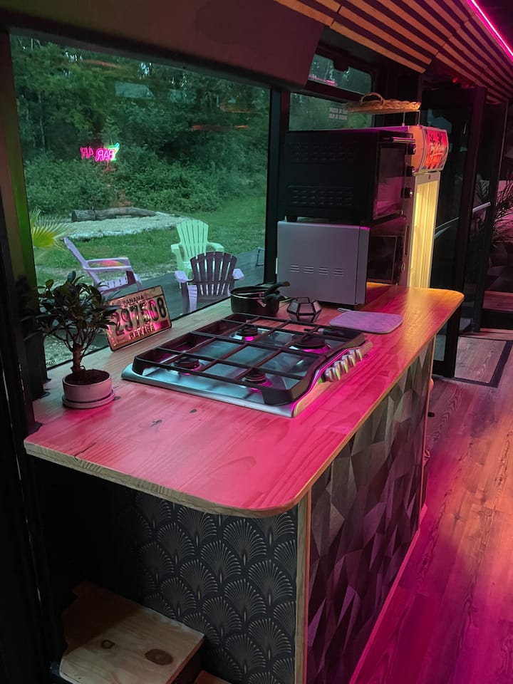 Le Bus Insolite Avec Jacuzzi, Pétanque, Barbecue - Côte-d'Or