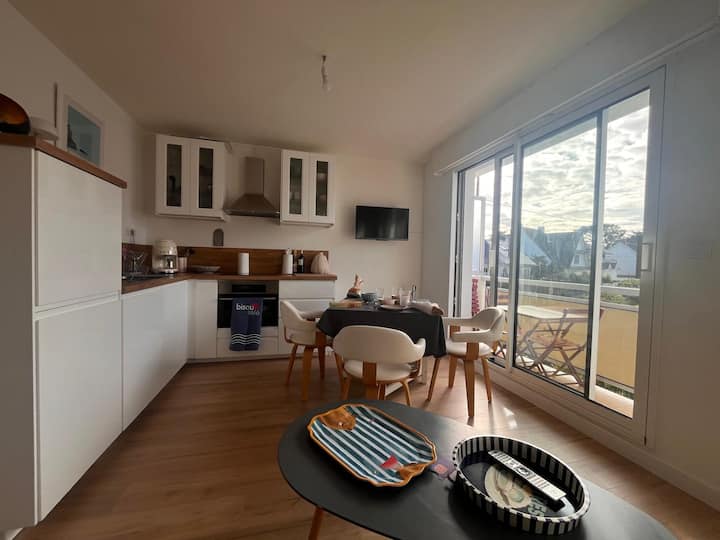 Studio Lumineux Avec Balcon Plage Du Nau à Pied - Le Pouliguen