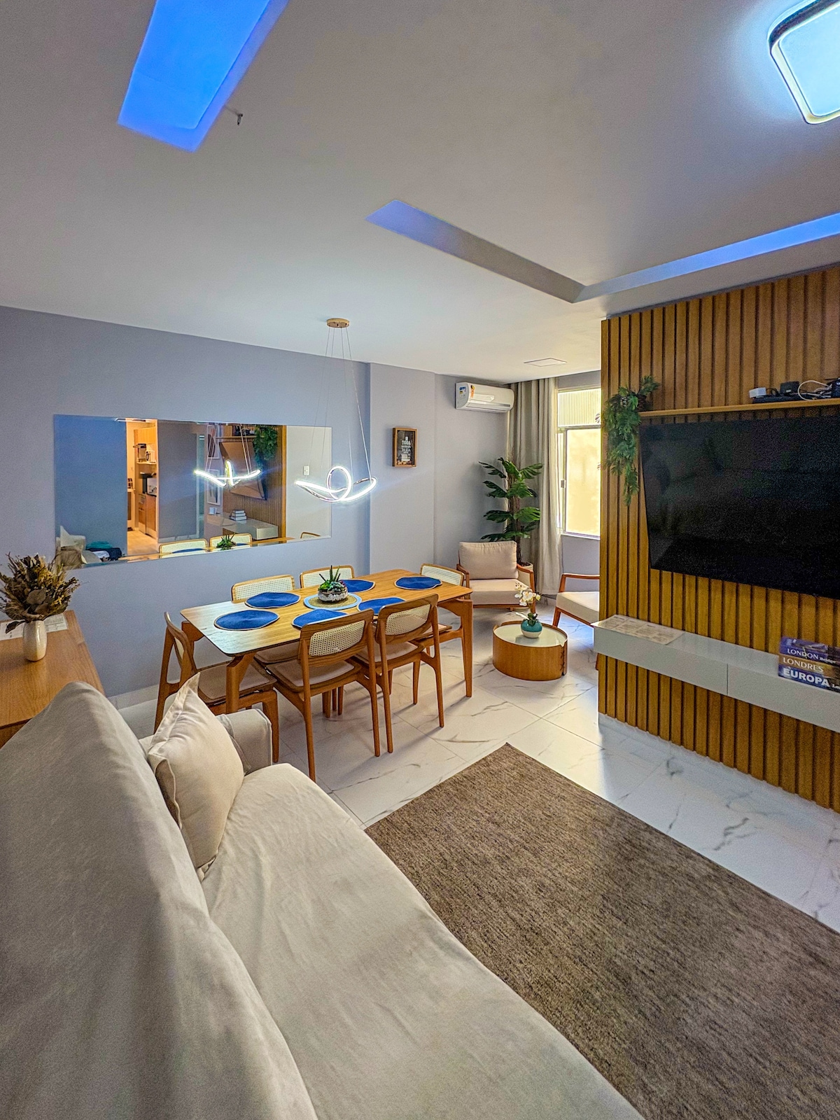 Popular Airbnb listing: Modern Apt • One Minute from the Beach in Rio De Janeiro